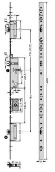 3 Riegel-Schloss 279663